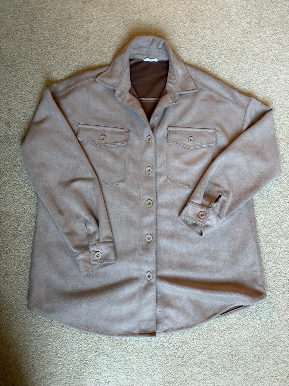 Ardene Faux Suede Oversized Shacket